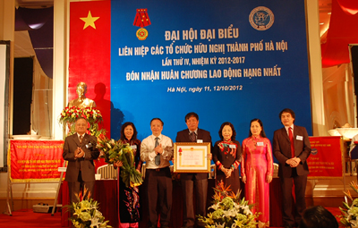 Celebran IV congreso de la Unión de Organizaciones de Amistad de Hanói